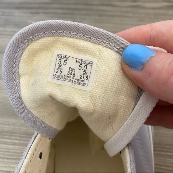 VANS‎ Old Skool SKATE SHOES Gray White Unisex - Picture 4 of 9